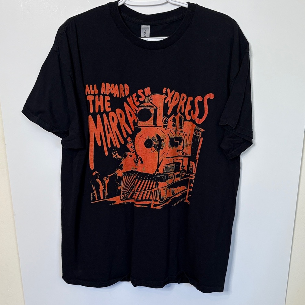 Crosby, Stills & Nash All Aboard The Marrakesh Express Black T-Shirt Graphic